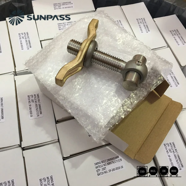 Swing Bolt Manlid Clamp For Manlid Spare Parts ISO Tank Container